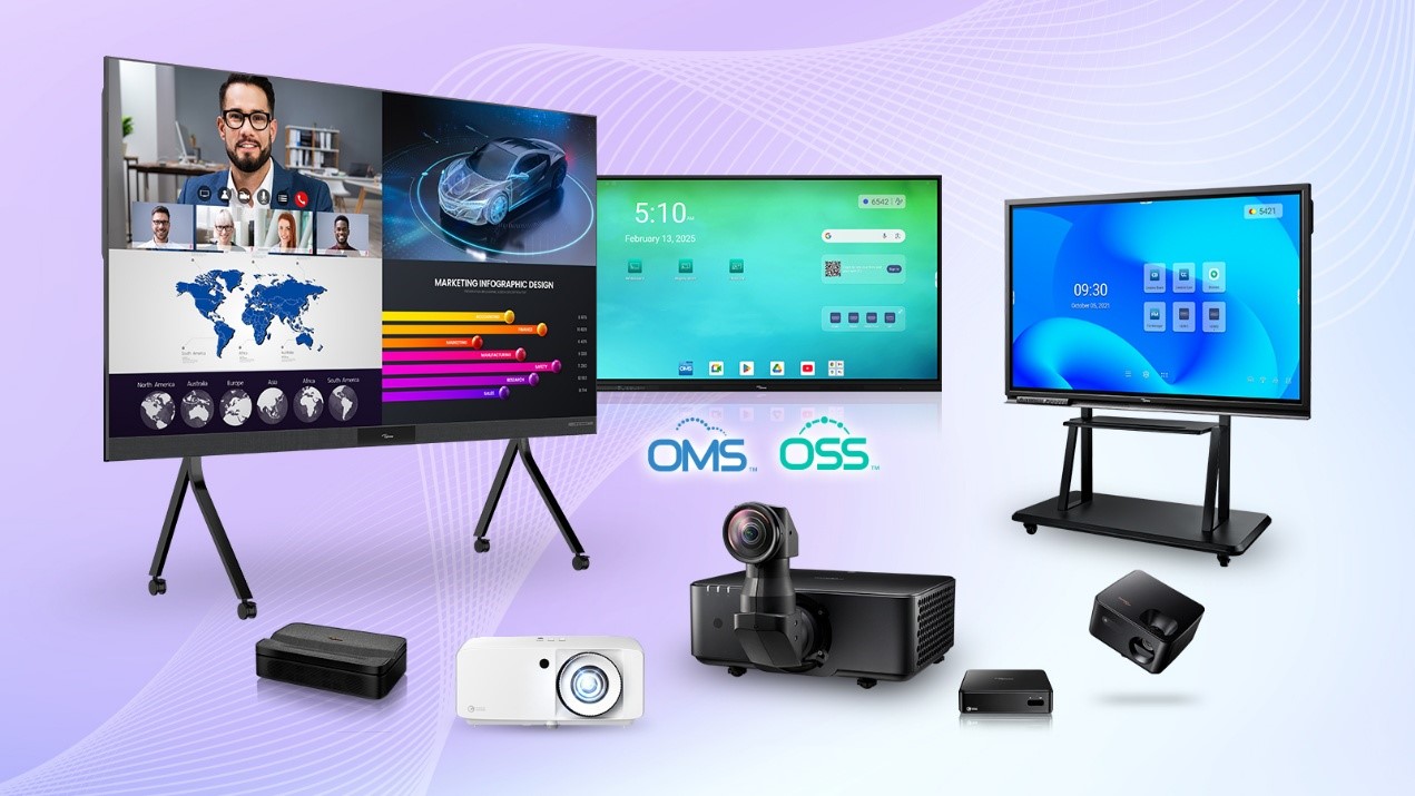 奧圖碼透過多元產品線，打造全場景解決方案，成為跨場景國際顯示科技品牌