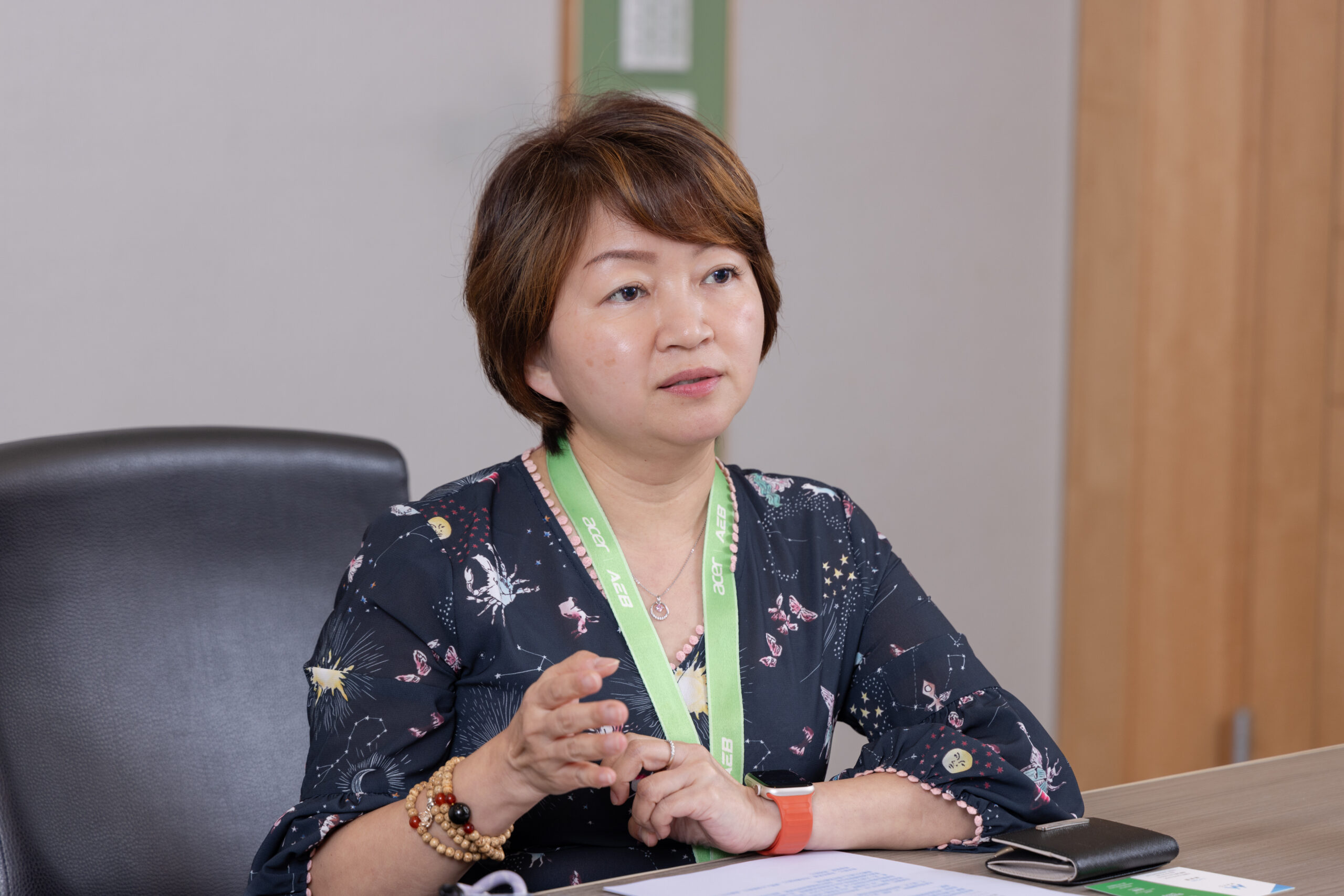 宏碁資訊人資經理吳佩蓉如說人資系統好處